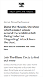 Mobile Screenshot of dianathemusical.com